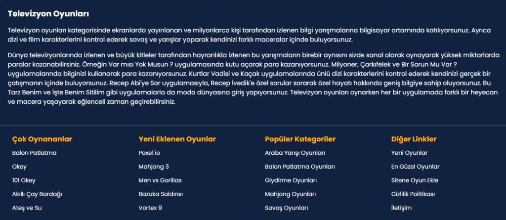 AmgBahis TV Games Bölümü İncelemesi