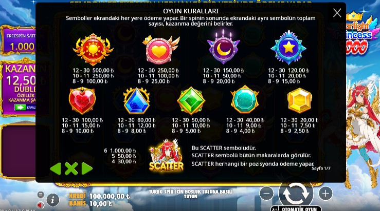 AmgBahis Starlight Princess 1000