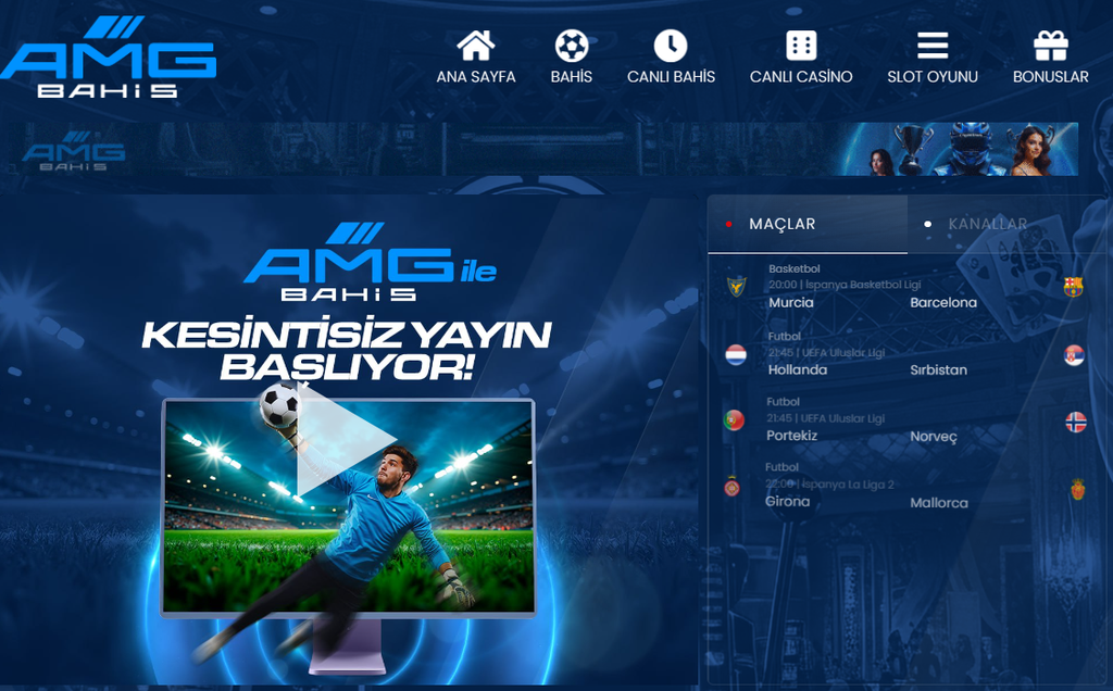 Amg Bahis TV İle HD Canlı Maç Yayınları