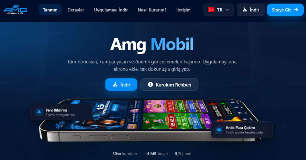 Amg Bahis APK Kurulum Rehberi