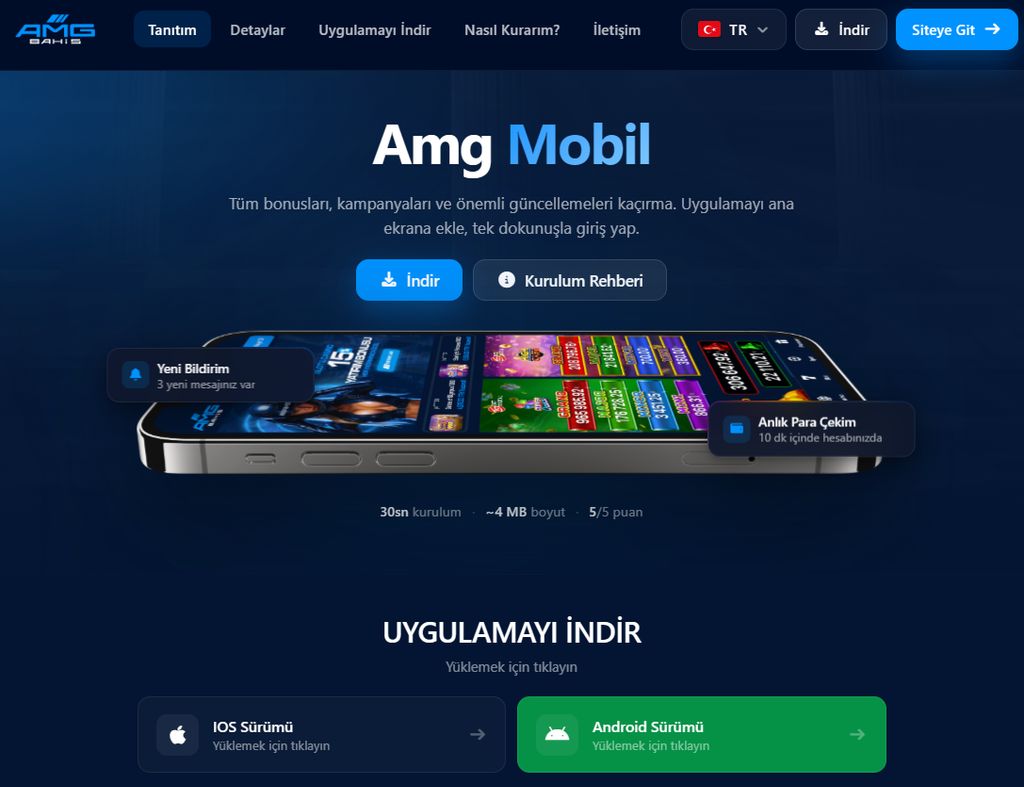 Amg Bahis Mobil app